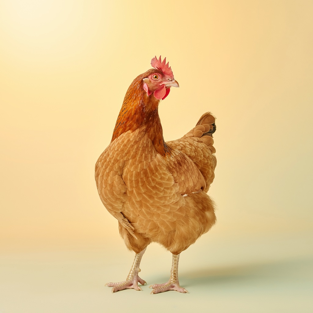 Brown hen